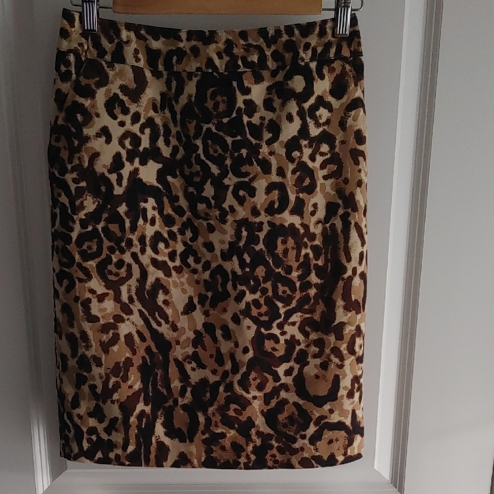 Leopard Print Women's Skirt